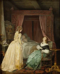 Queen Kristina of Sweden Visiting Professor Saumaise, 1794